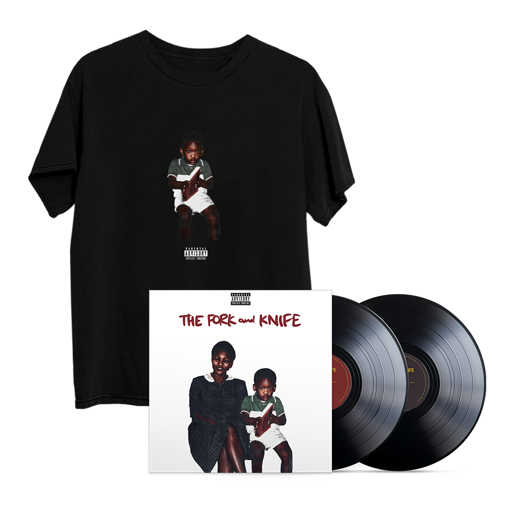 The Fork and Knife Standard Black 2LP Vinyl + Baby Skepta T-Shirt Bundle