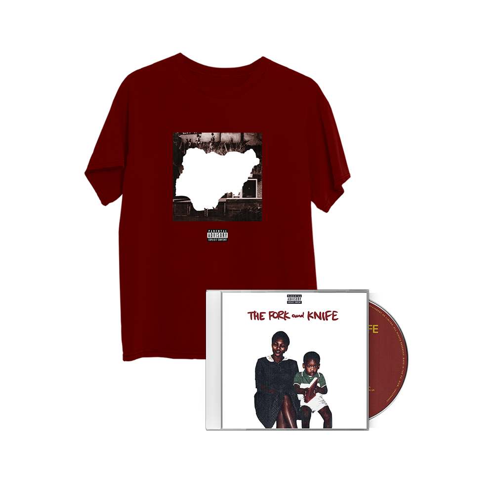 The Fork and Knife Standard CD + Red T-Shirt Bundle